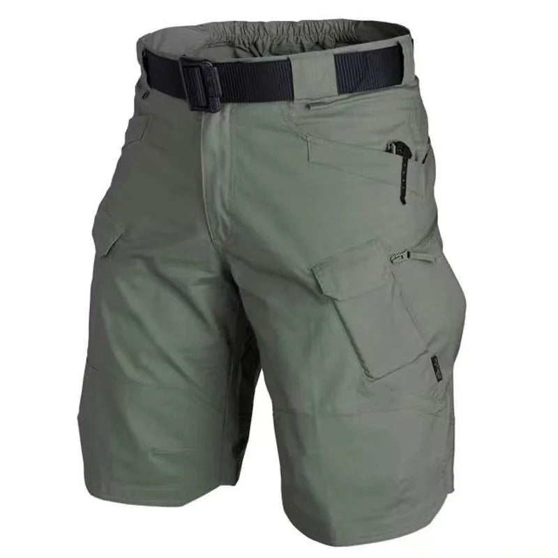 Men'S Outdoor Cargo Shorts Summer Waterproof Urban Shorts Trekking Camping Hiking Climbing Trainning Fishing Panttdoor Sports