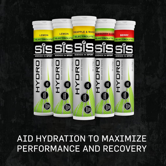 Hydro Hydration Tablets, Gluten-Free, Zero Sugar, Berry Flavour plus Electrolytes, 20 Effervescent Tablets