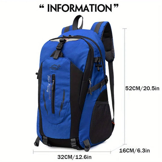 Outdoor Backpack Men'S Large Capacity Travel Lightweight Casual Hiking Backpack Sports Waterproof Travel Mountaineering Bag