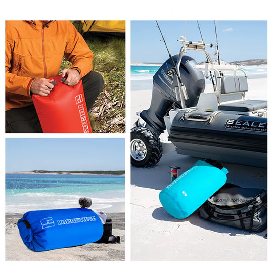 3/5/8/12/15/25/35/75L Waterproof Dry Bag Sack Ultralight Drifting Swimming Clothes Storage Bag Rafting Kayaking Sport Bag