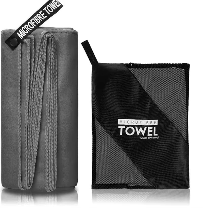 Quick-Drying Sports Towel 40X80/80X160Cm Blue Grey Green Orange Swimming Gym Fitness Camping Running Beach Washcloth Towels