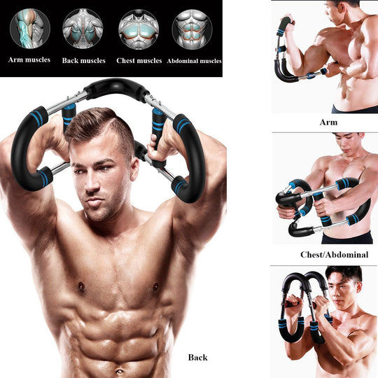 Twister Arm Trainer, Adjustable Chest Workout Equipment, Arm Trainer for Men, Arm Exercise Equipment, Chest Trainer for Men, Shoulders and Forearms Muscle Training Fitness Equipment