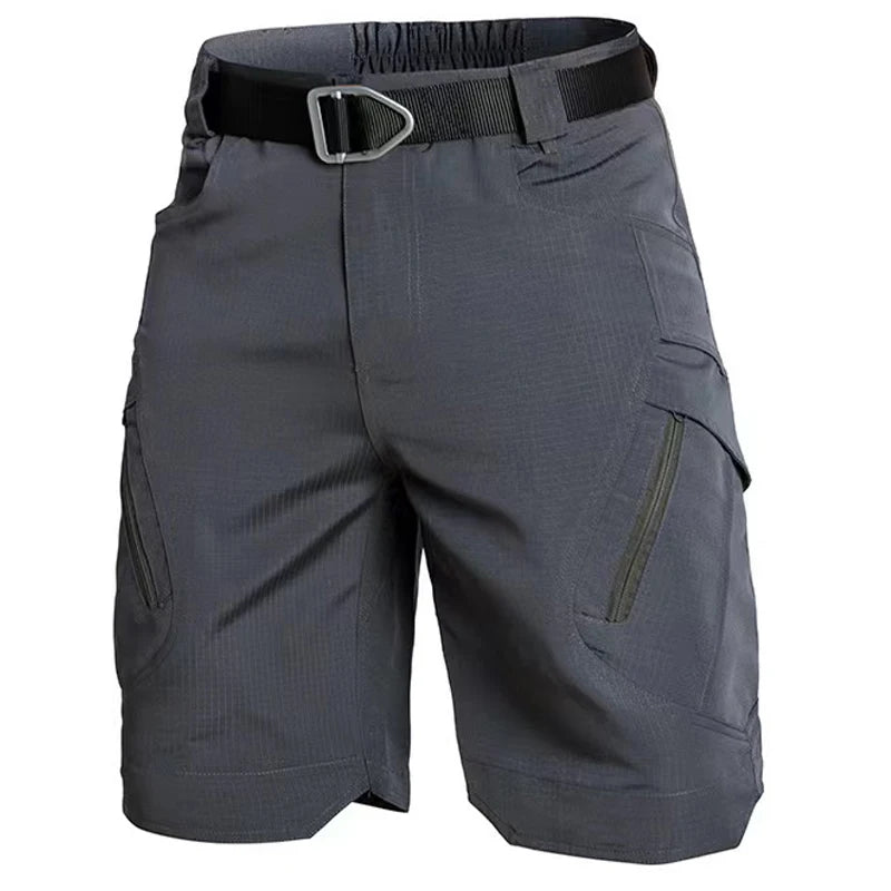 Men'S Outdoor Cargo Shorts Summer Waterproof Urban Shorts Trekking Camping Hiking Climbing Trainning Fishing Panttdoor Sports