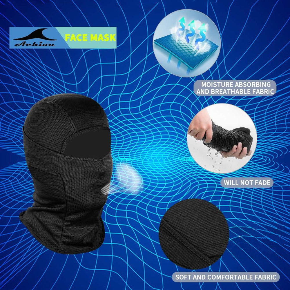 Balaclava Face Mask, Ski Mask UV Protector Lightweight for Motorcycle Cycling Running