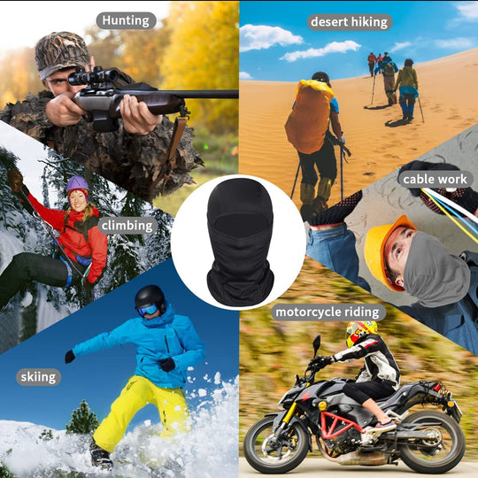Balaclava Face Mask, Ski Mask UV Protector Lightweight for Motorcycle Cycling Running