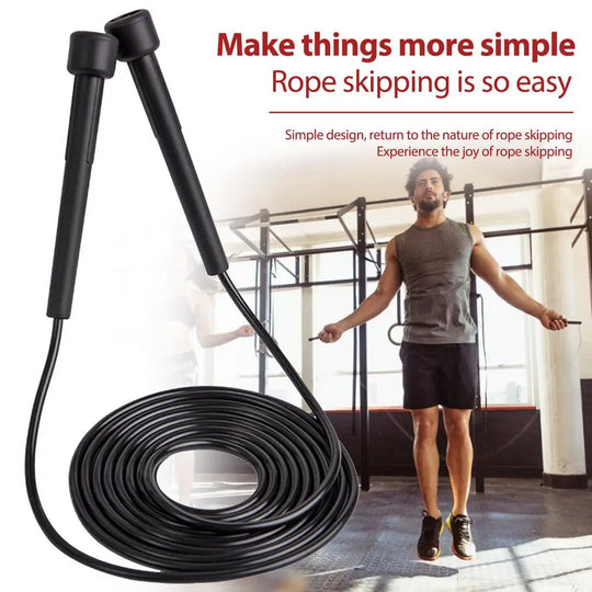 1PC 2.8M Speed Jump Rope Professional Children Adult Gym PVC Jumping Rope Adjustable Fitness Equipment Muscle Boxing Training