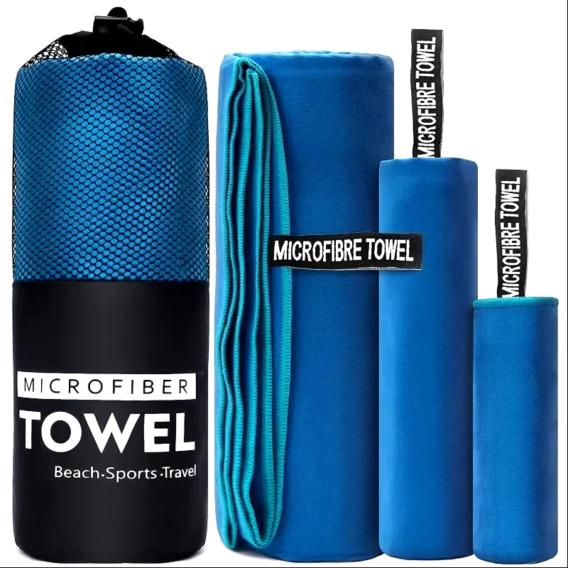 Quick-Drying Sports Towel 40X80/80X160Cm Blue Grey Green Orange Swimming Gym Fitness Camping Running Beach Washcloth Towels