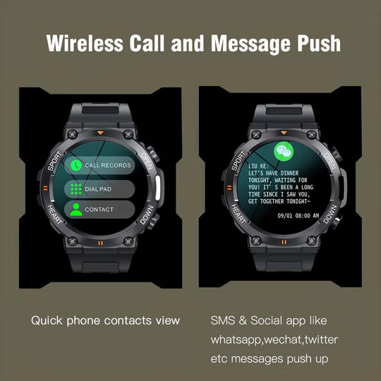 K56Pro Smart Watch for Men Heart Rate Blood Bluetooth Sport 400Mah Long Standby 1.39 Inch 360*360 HD Screen Outdoors Smartwatch