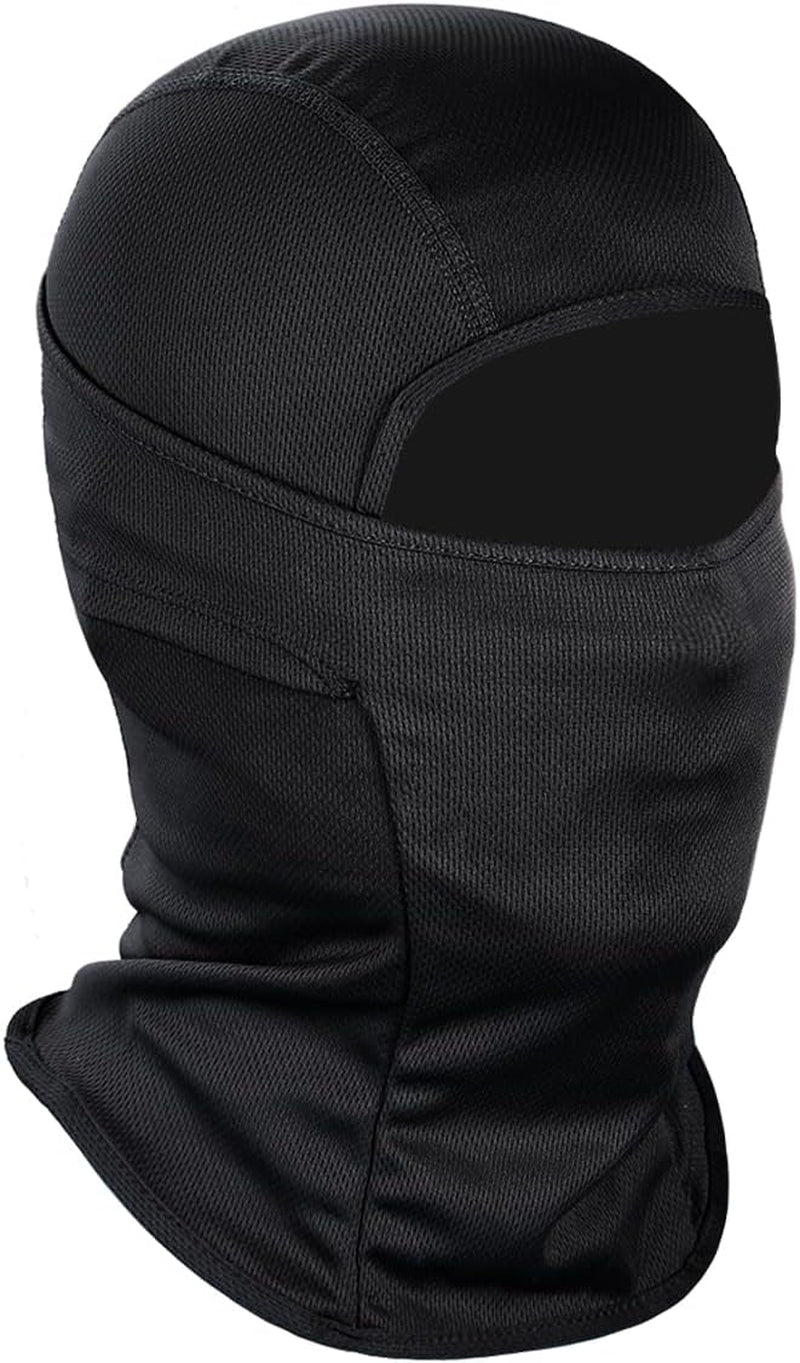Balaclava Face Mask, Ski Mask UV Protector Lightweight Black