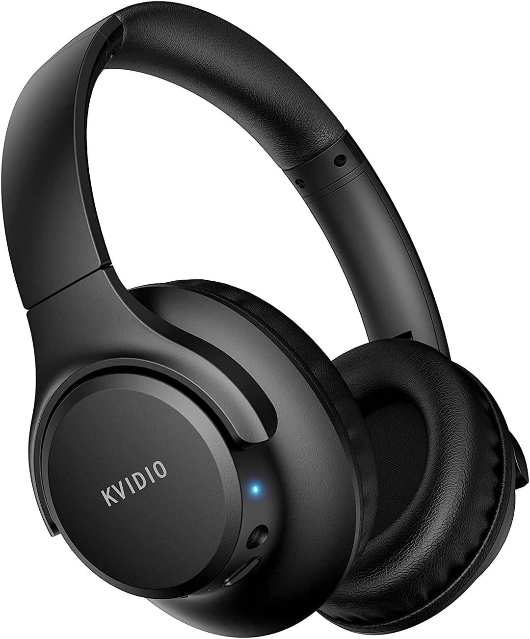 Black Bluetooth Wireless Headphones 65 Hours Playtime