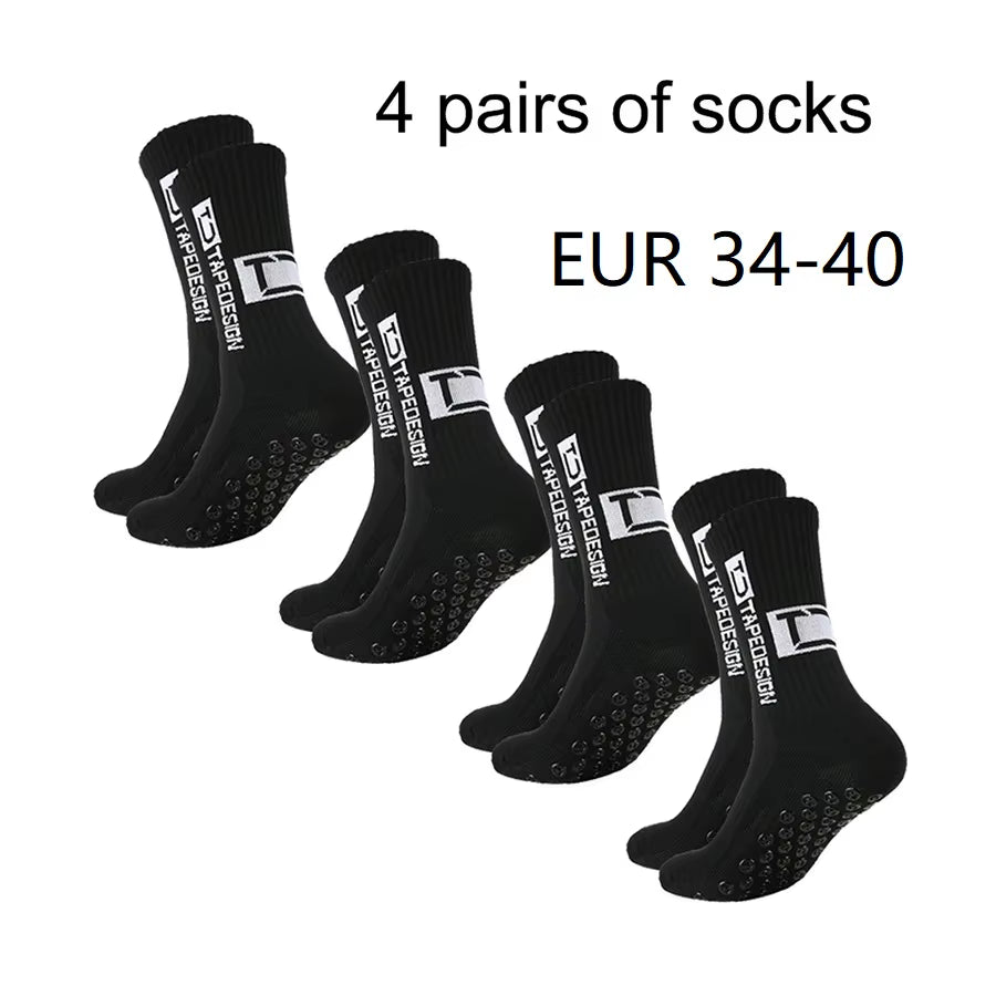 Football Socks for Sports Training and Competition 4 pairs