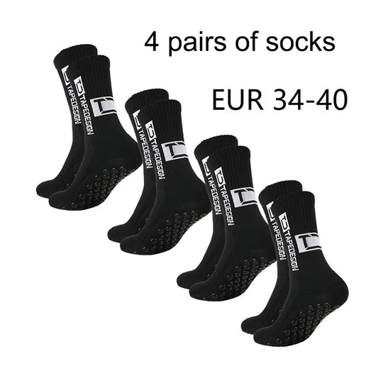 Football Socks for Sports Training and Competition 4 pairs