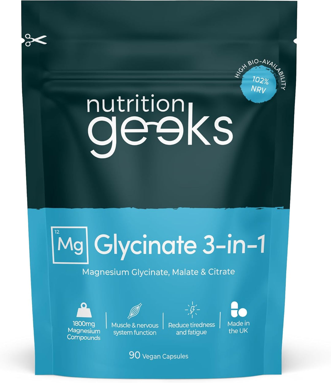 Magnesium Glycinate 3-In-1 Complex - 1800Mg Supplements
