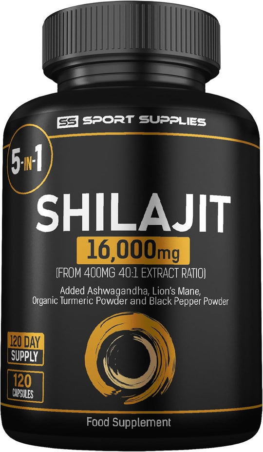 Shilajit Capsules 16,000Mg -120 Days Supply