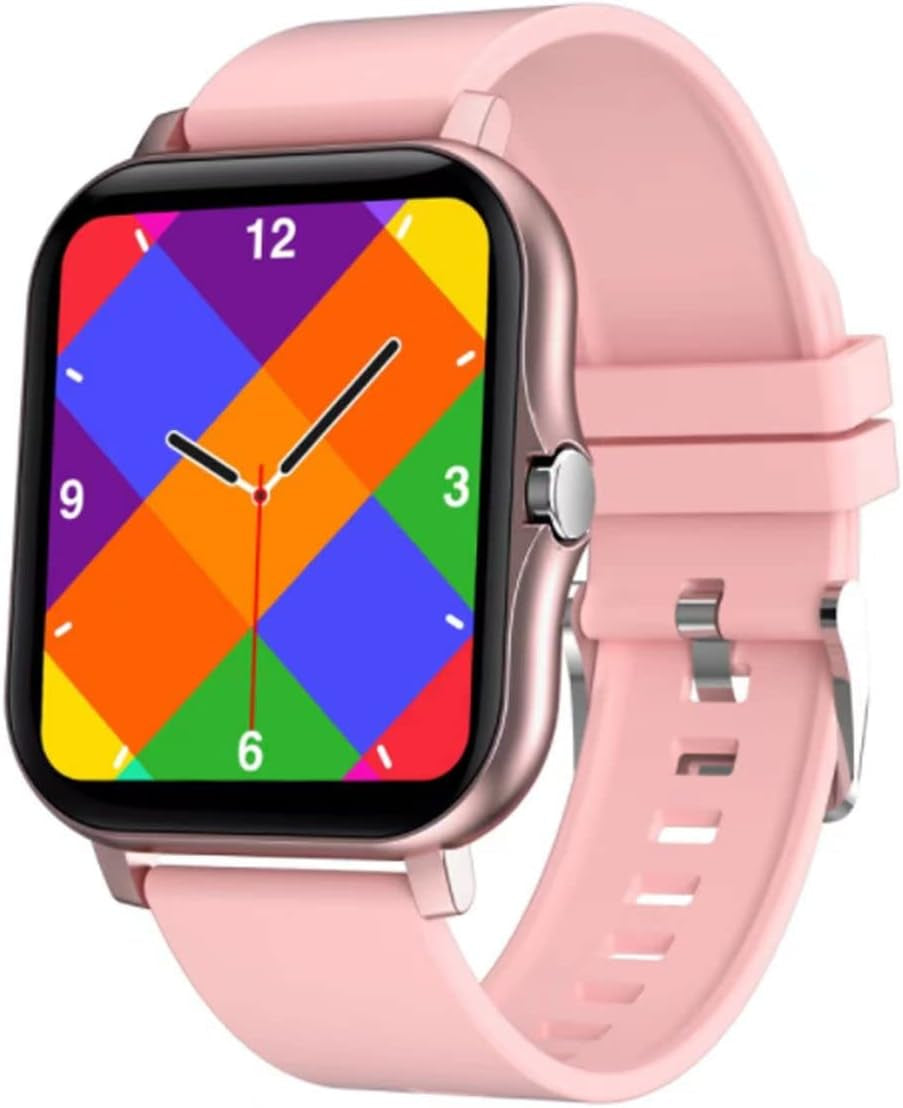 Smart Fitness Tracker Watch for Men and Women (Rose Gold)