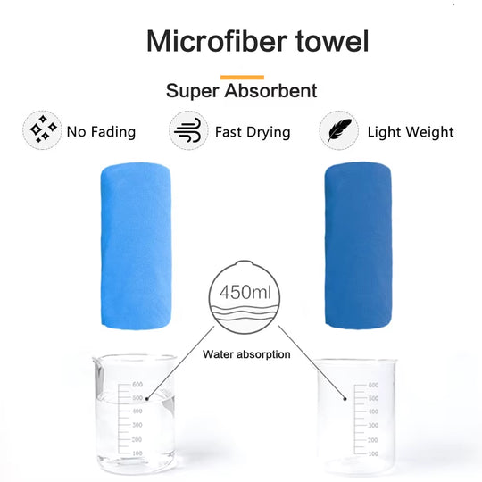 Quick-Drying Sports Towel 40X80/80X160Cm Blue Grey Green Orange Swimming Gym Fitness Camping Running Beach Washcloth Towels