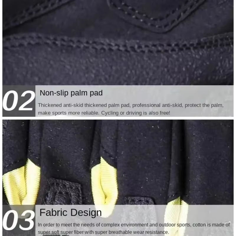 Outdoor Sports Motorcycle Military Fan Gloves Tactical Gloves Cycling Gloves Sports Military Training Non-Slip Fitness Gloves