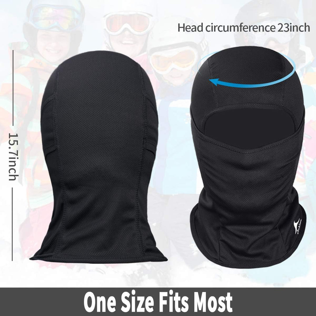 Balaclava Face Mask, Ski Mask UV Protector Lightweight for Motorcycle Cycling Running